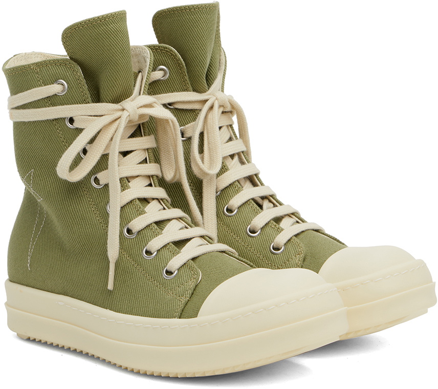 Rick Owens DRKSHDW Green Porterville Sneaks Sneakers Rick Owens