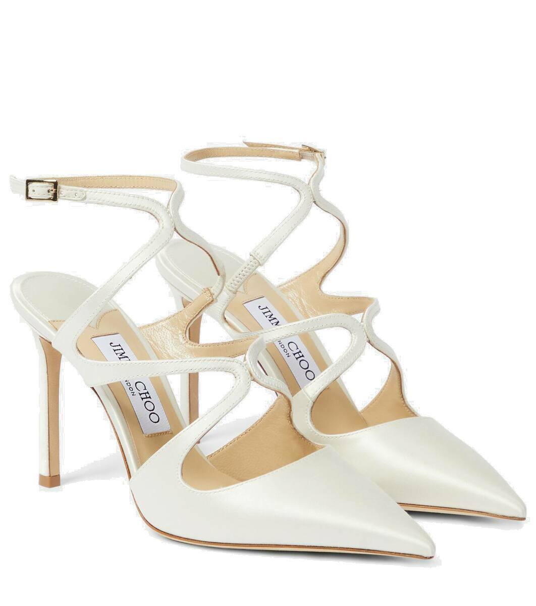 Jimmy Choo Azia 95 satin pumps Jimmy Choo