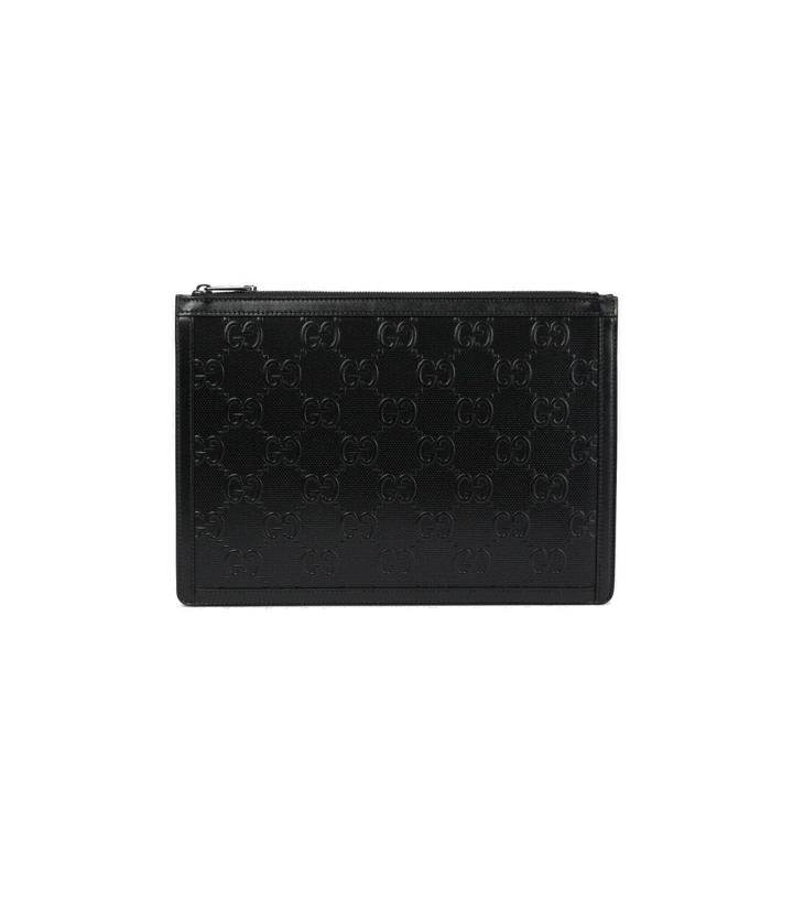 Photo: Gucci - Gucci Ouverture GG embossed pouch