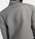 Prada Oversized leather jacket