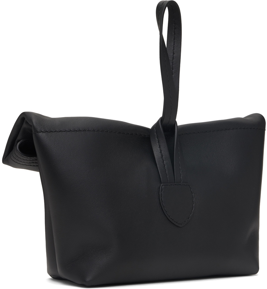 クラッチバッグ Maison Margiela Black leather Paper Bag pouch Maison Margiela Black Paper Pouch Maison Margiela