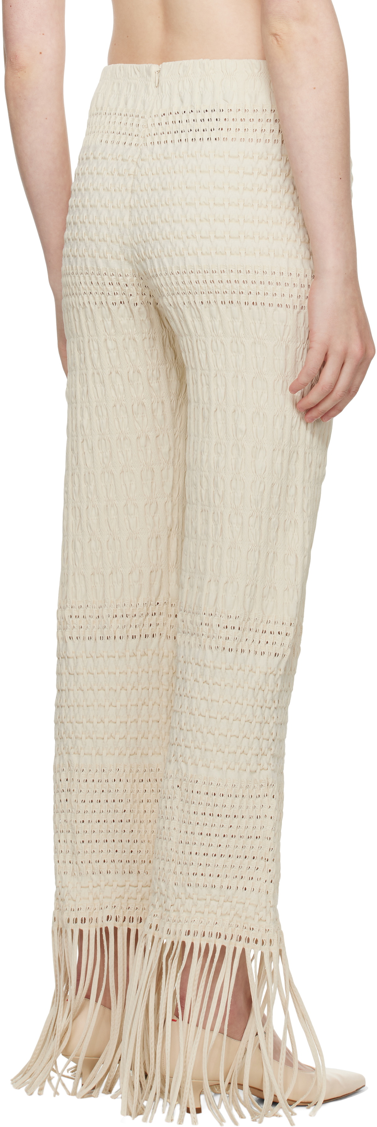 Nanushka Off-White Miciel Trousers