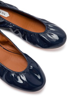 Lanvin Patent Leather Ballet Flats Blue
