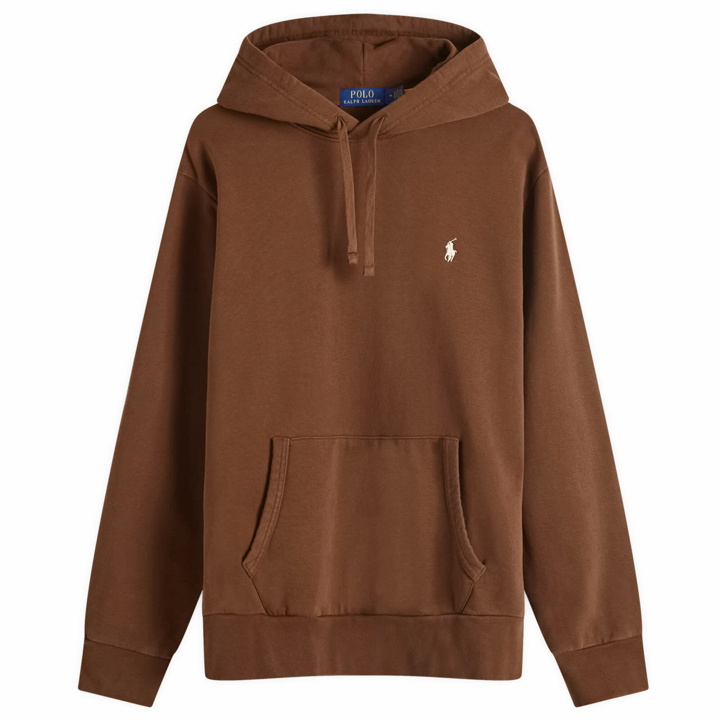 Photo: Polo Ralph Lauren Men's Loopback Hoodie in Pale Russet