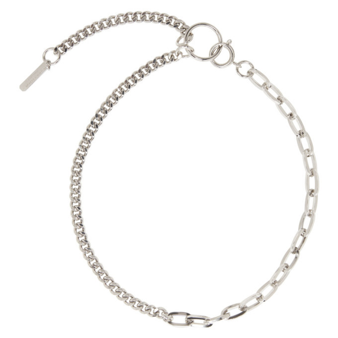 Justine Clenquet Silver Hari Choker Justine Clenquet