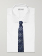 TURNBULL & ASSER - 8cm Silk-Jacquard Tie - Blue - one size