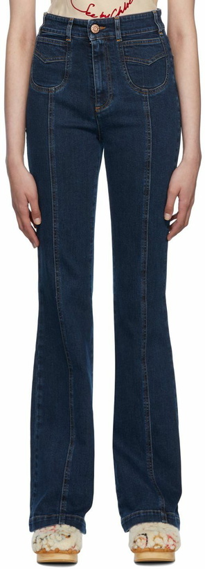 Photo: See by Chloé Indigo Flared Emily Jeans