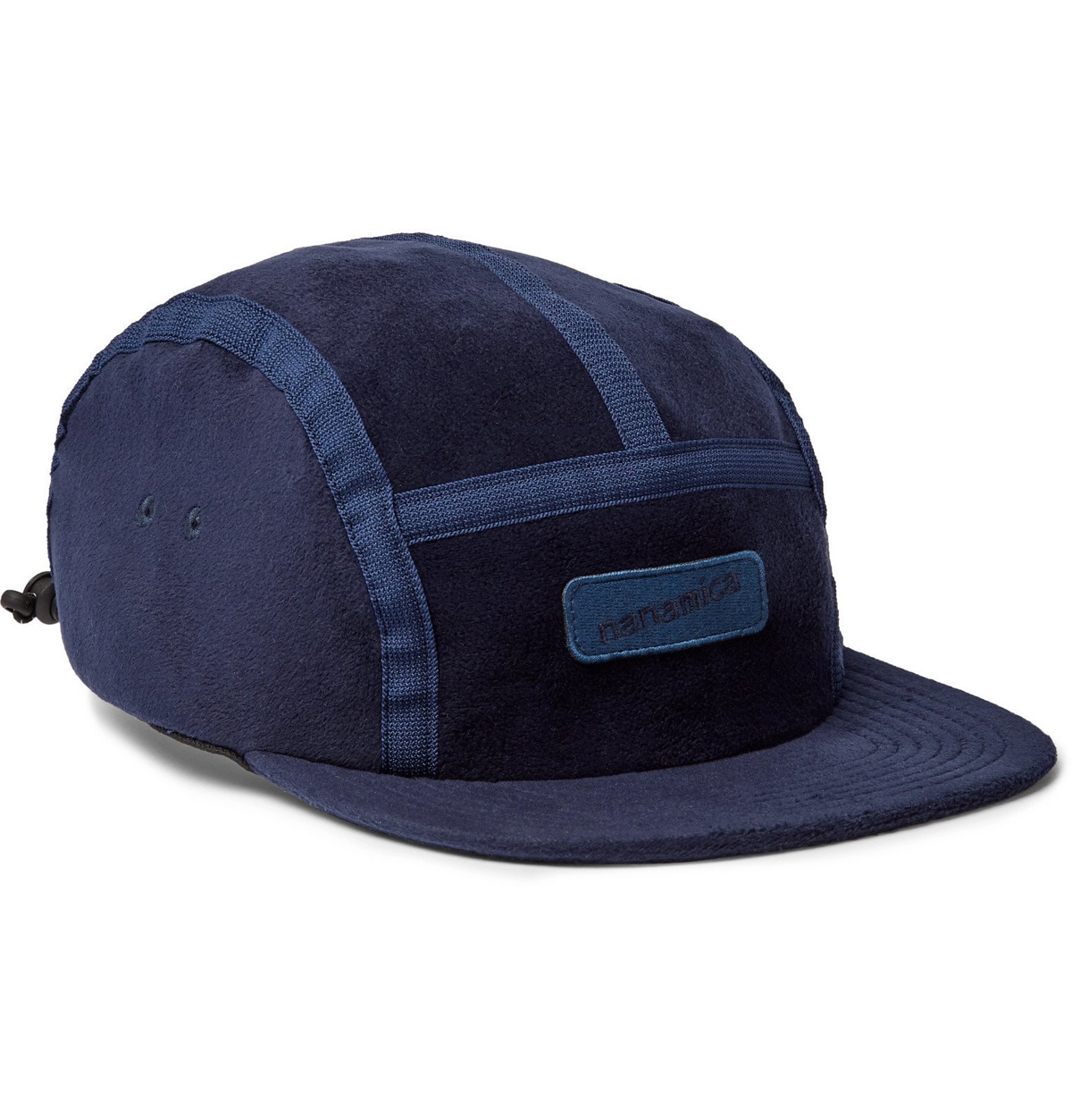 nanamica - Logo-Appliquéd Fleece Baseball Cap - Blue Nanamica