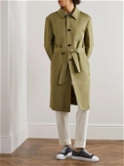 Barena - Paramar Belted Cotton-Twill Trench Coat - Green