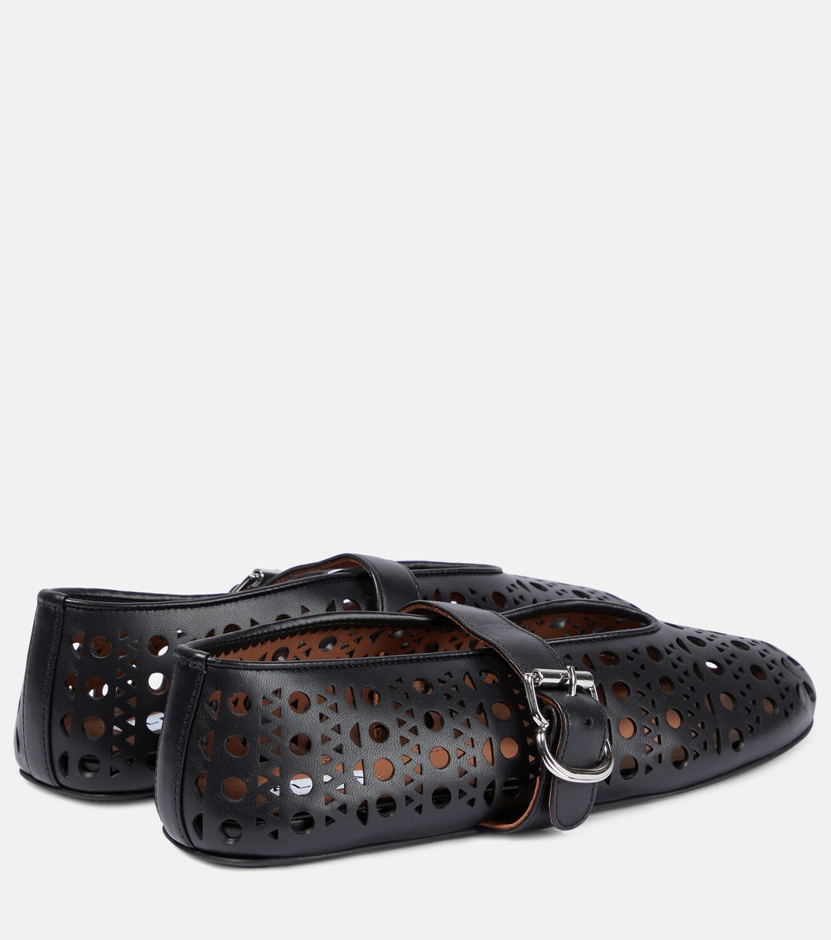 Alaïa Vienne leather ballet flats