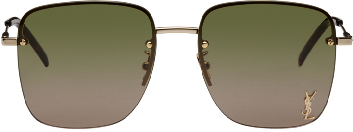 Photo: Saint Laurent Gold SL 312 Sunglasses