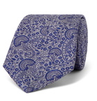 Turnbull & Asser - 8cm Silk-Jacquard Tie - Blue