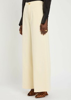 Forte_forte Cotton-blend Trousers Cream