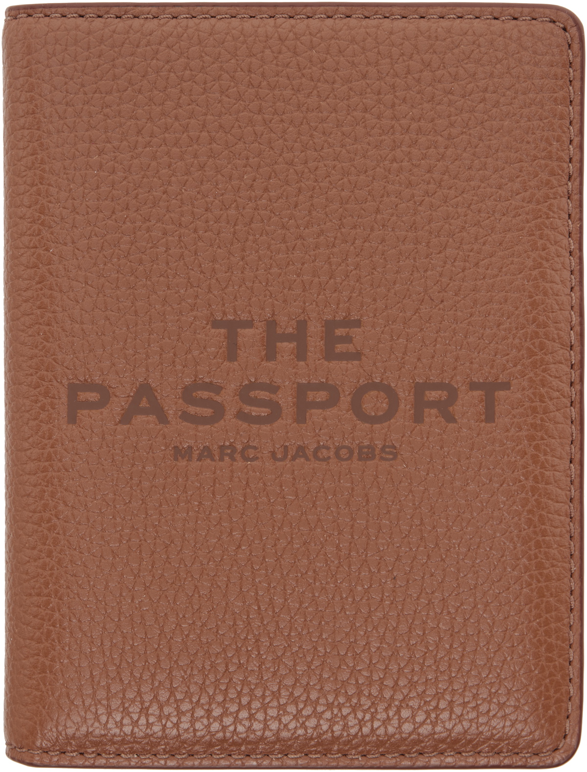 Marc Jacobs Brown 'The Passport Case' Passport Holder