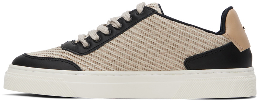 Max Mara スニーカー Taba Sneakers ローカット 47610131600 Max Mara Beige & Black Taba Sneakers Max Mara