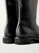Rick Owens - Creeper Gabe Washed Leather Boots - Black