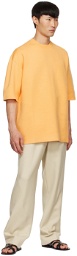 Peter Do Yellow Viscose T-Shirt