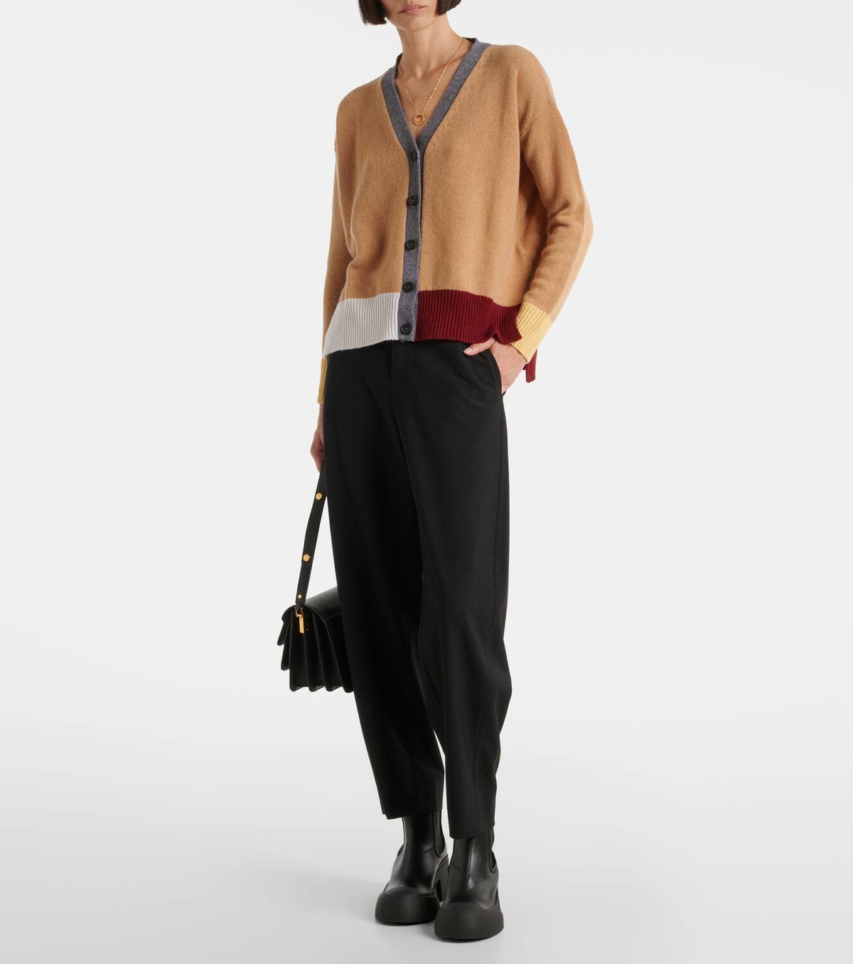 Marni Pablo leather platform ankle boots