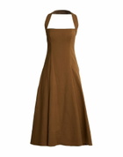 Khaite Womens Maxi dress Khaki