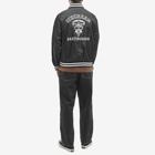 ICECREAM Men's Ic Sharks Nylon Bomber Jacket in Black