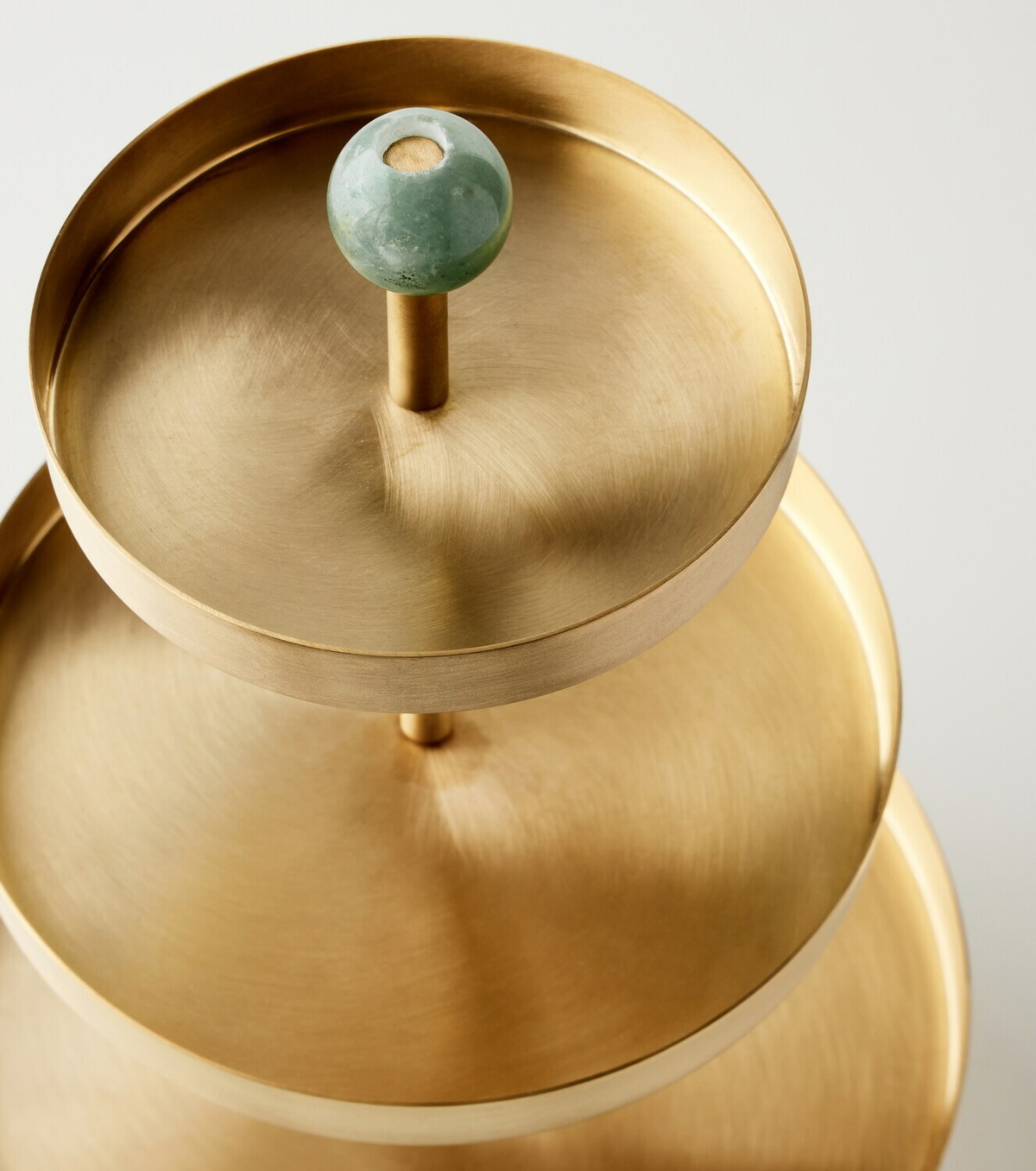 Natalia Criado Embellished gold-plated serving stand