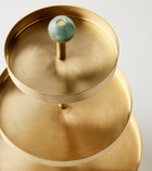 Natalia Criado Embellished gold-plated serving stand