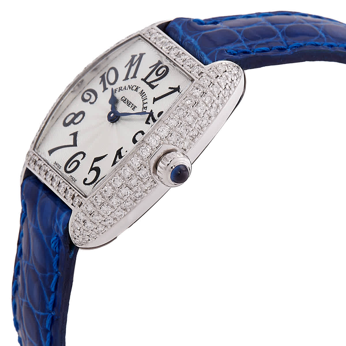 Franck Muller Cintree Curvex Quartz Silver Dial Watch 2250 QZ DWG