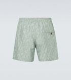 Canali Printed swim trunks