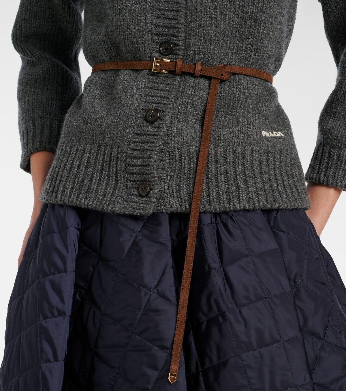 Prada Suede belt