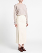 Róhe Womens Midi skirt in Off white