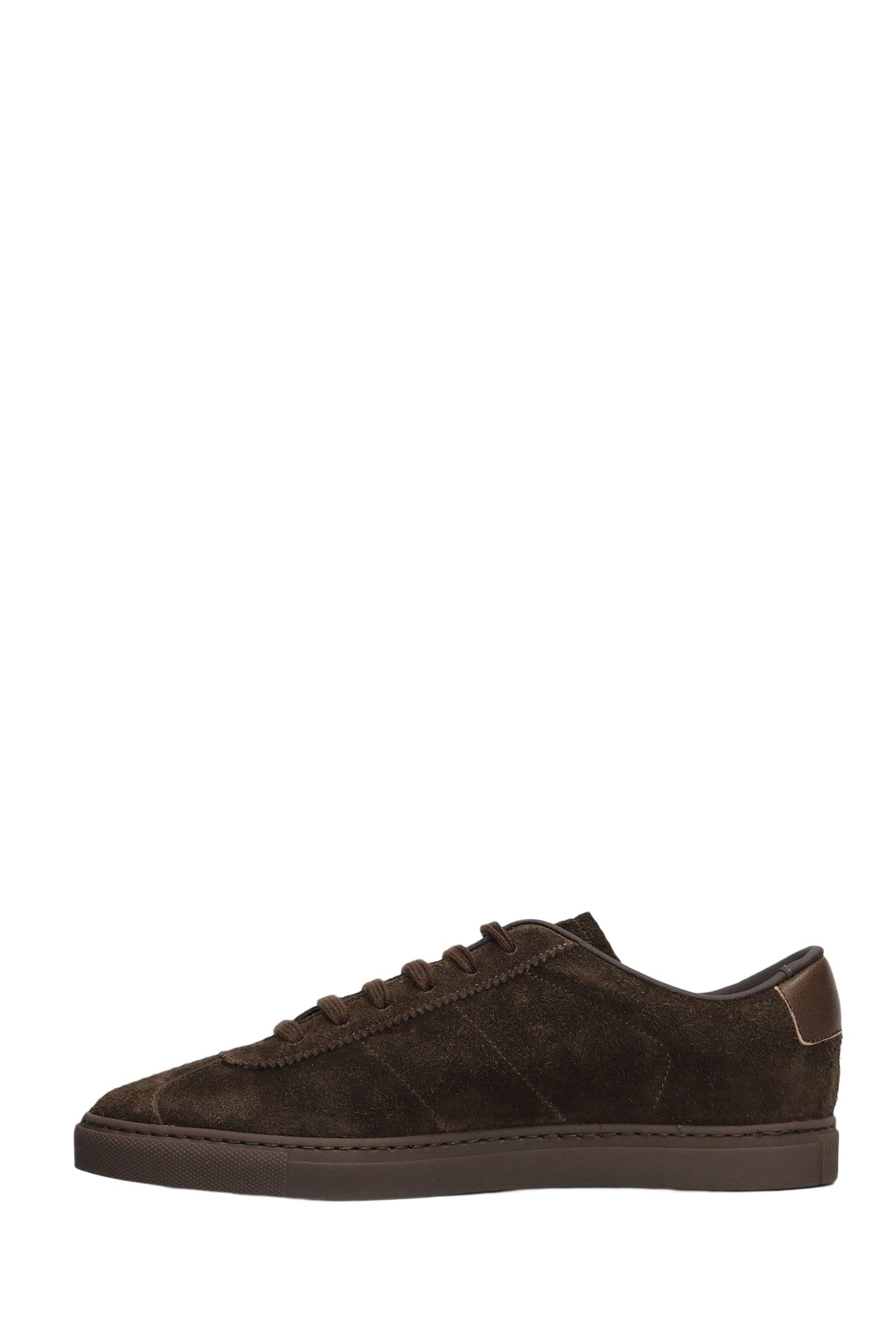 Common Projects Field Trainer Sneakers In Brown Suede