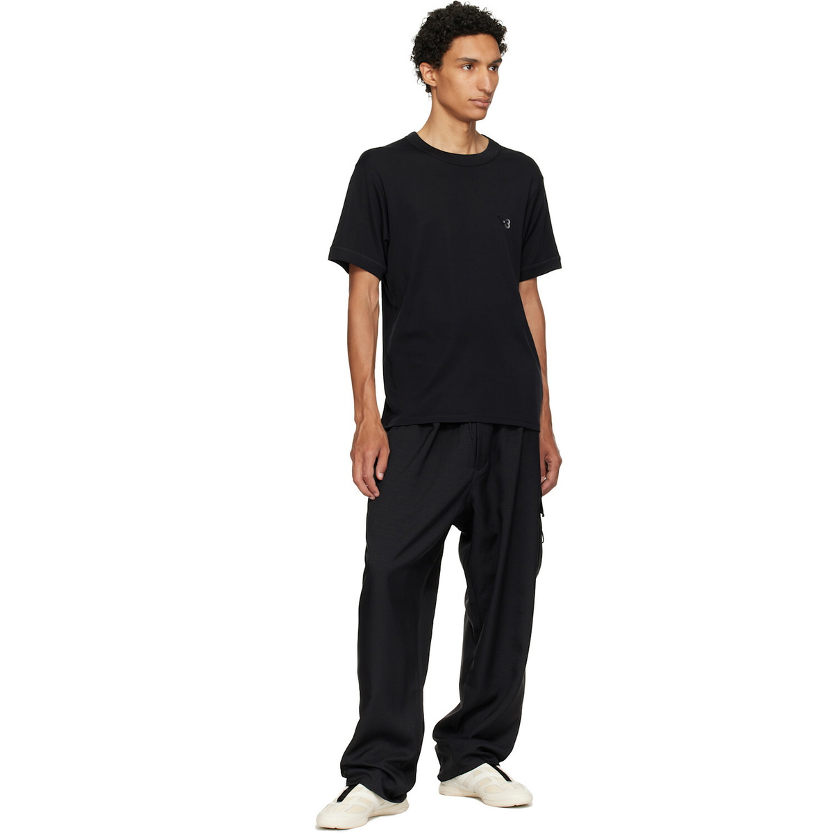 Y-3 Black Slim Short Sleeve T-shirt