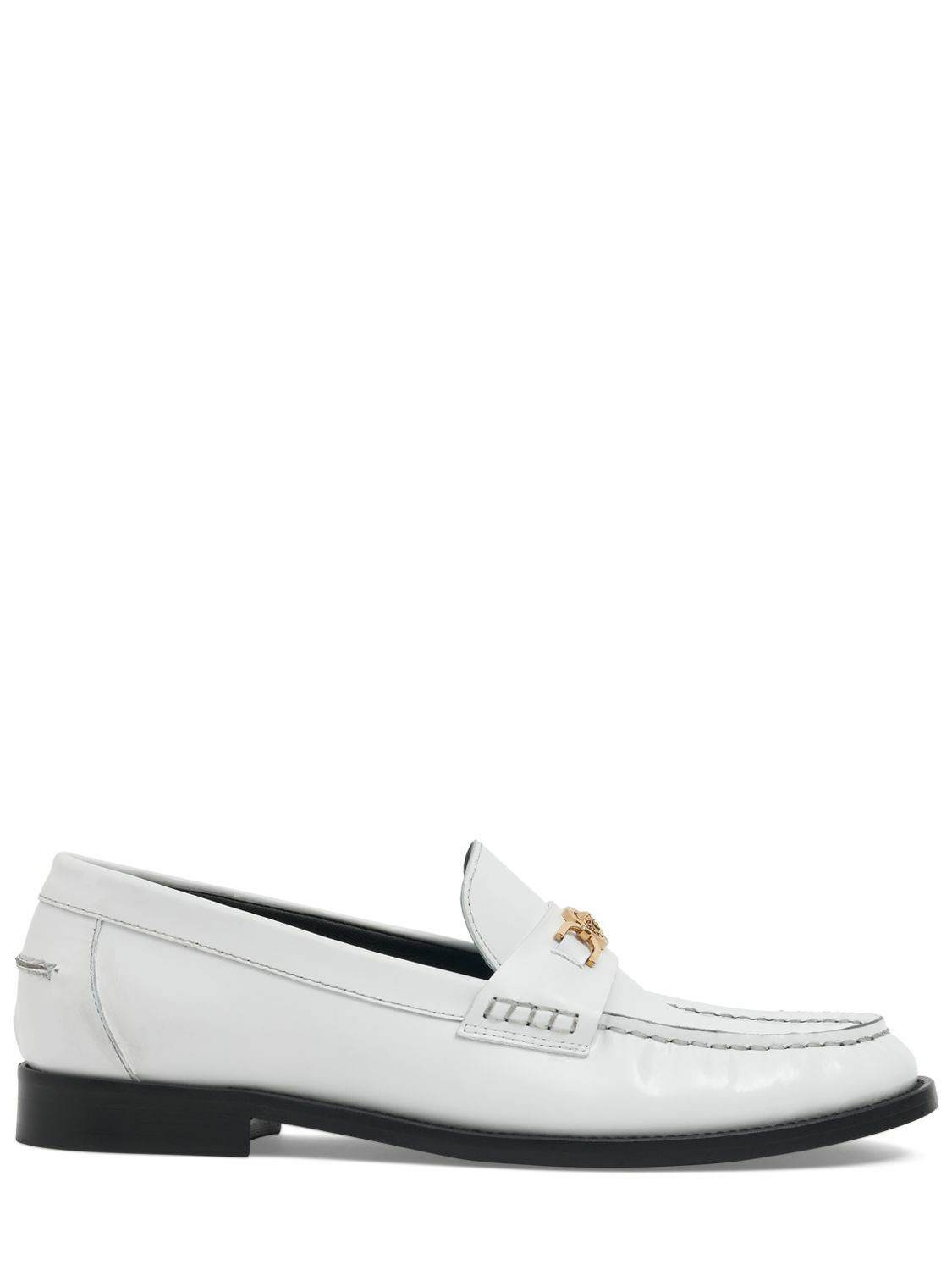 Photo: VERSACE - 20mm Leather Loafers