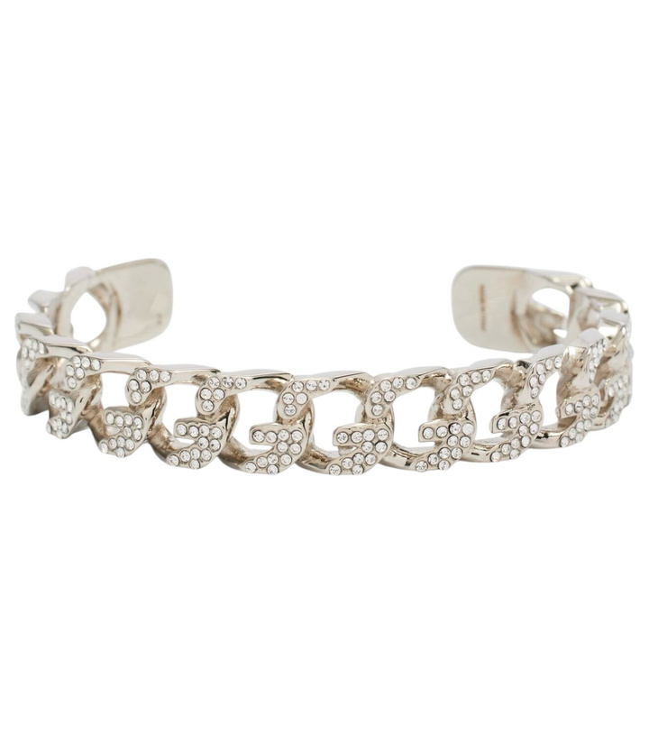 Photo: Givenchy G crystal-embellished chain bracelet