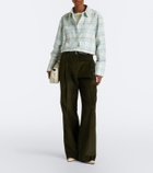 Róhe Checked cotton shirt