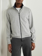 Kiton - Reversible Jersey and Tech-Shell Blouson Jacket - Blue