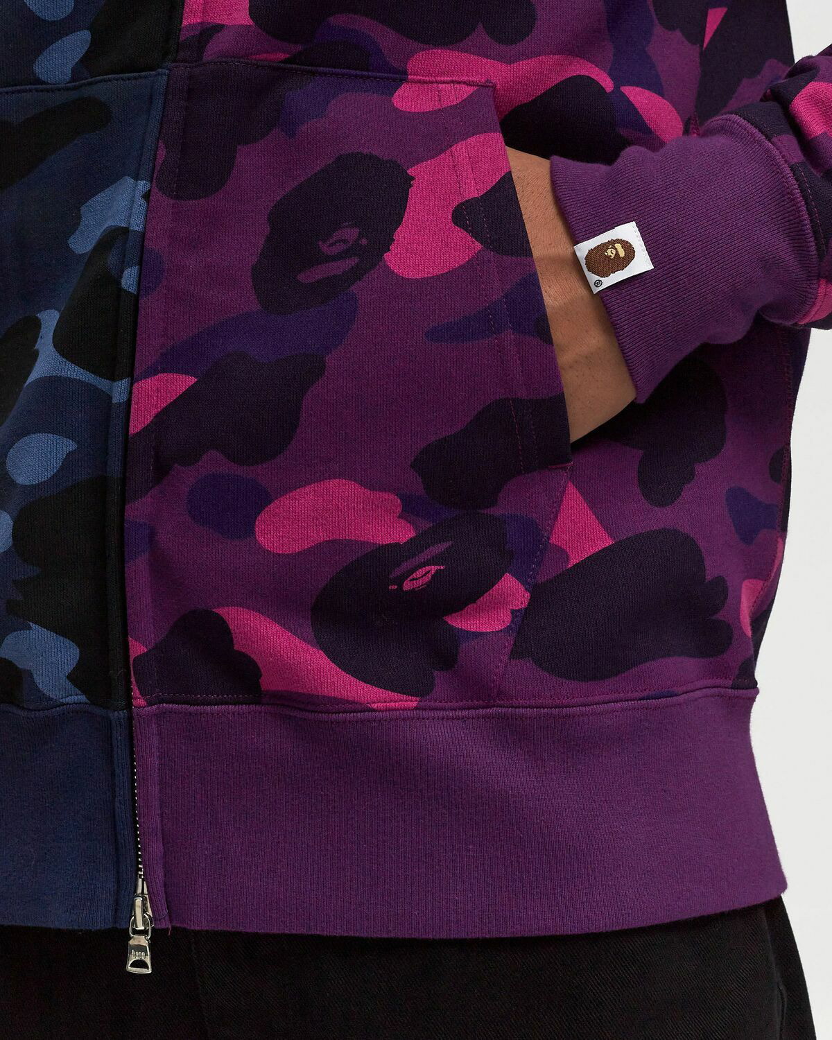 Blue purple bape hoodie online