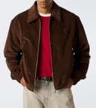 Ami Paris Ami de Coeur cotton corduroy blouson jacket