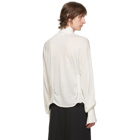 Sulvam White Wool High-Neck Sweater
