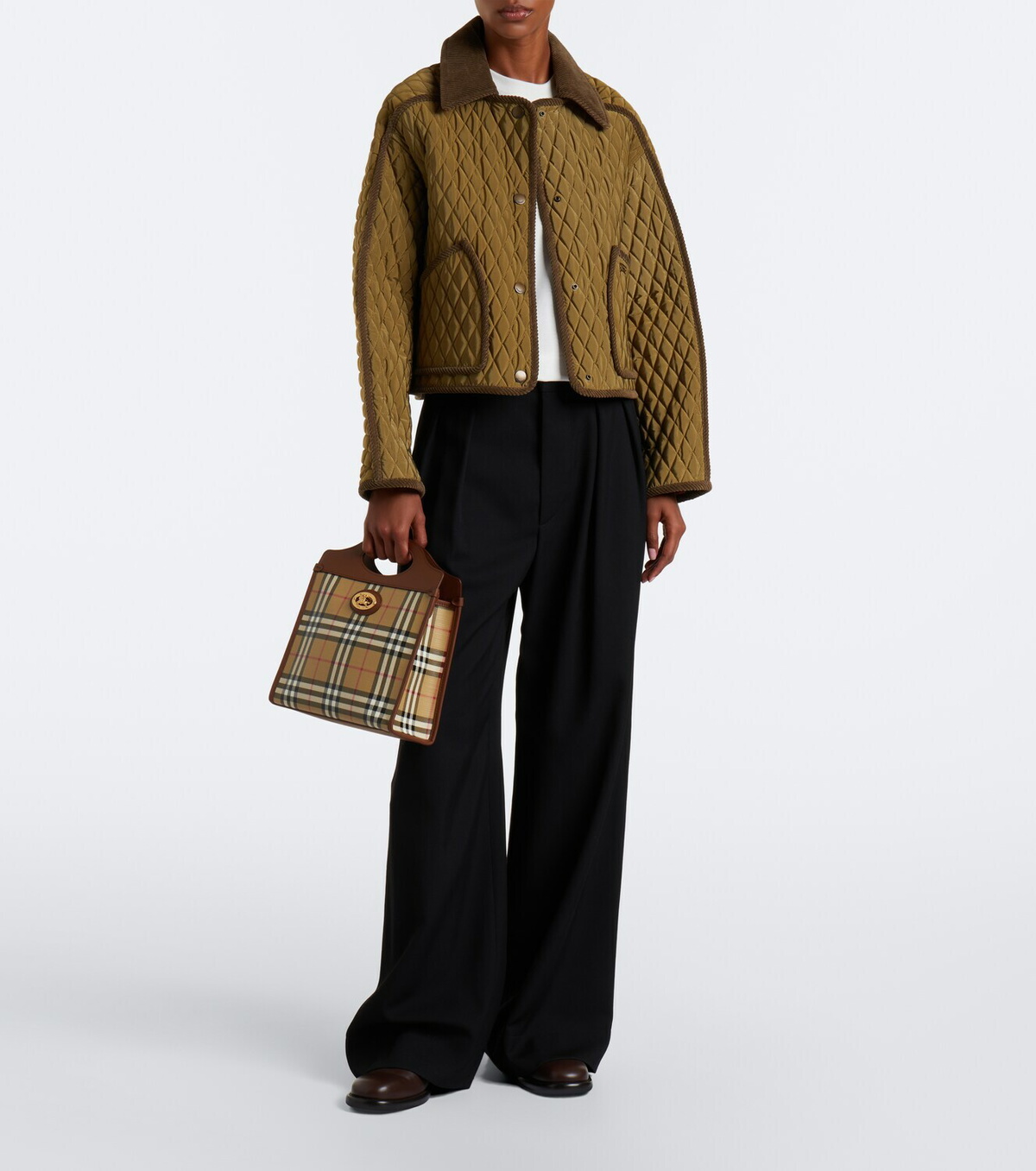 Burberry Burberry Check Medium top-handle bag