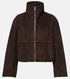 Nour Hammour Etienne suede jacket
