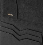 Valextra - Pebble-Grain Leather Travel Wallet - Men - Black