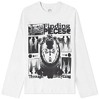 Homework Men's Long Sleeve Finding Pieces T-Shirt in White