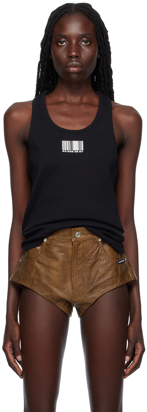 VTMNTS Black Barcode Tank Top