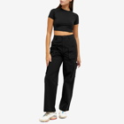 Adanola Women's Cargo Multi Pocket Trouser in Black