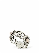 GUCCI - Double G Flower Ring W/ Mother Of Pearl