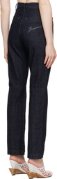 JACQUEMUS Navy La Croisière 'Le De-Nimes Norma' Jeans
