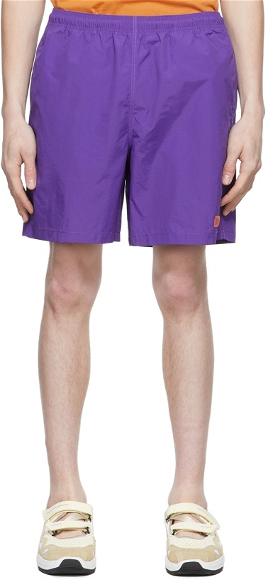 Photo: Brain Dead Purple Nylon Shorts