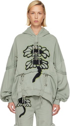 Collina Strada Green Burst Hoodie