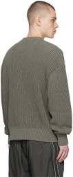 RAINMAKER KYOTO Khaki Rib Sweater